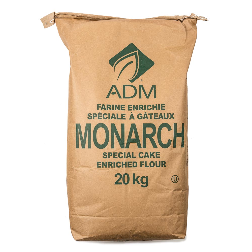 Monarch Special Cake Flour (Hi Ratio Flour)  # 732040 / P204 20 kg (Pickup Only) - Papagino Foods Inc.