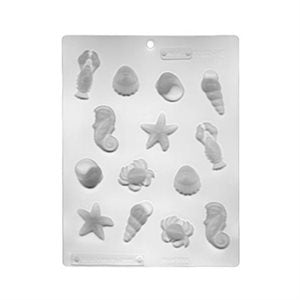 Sea Creature Candy & Chocolate Sheet Mold (5581-0000) - Papagino Foods Inc.