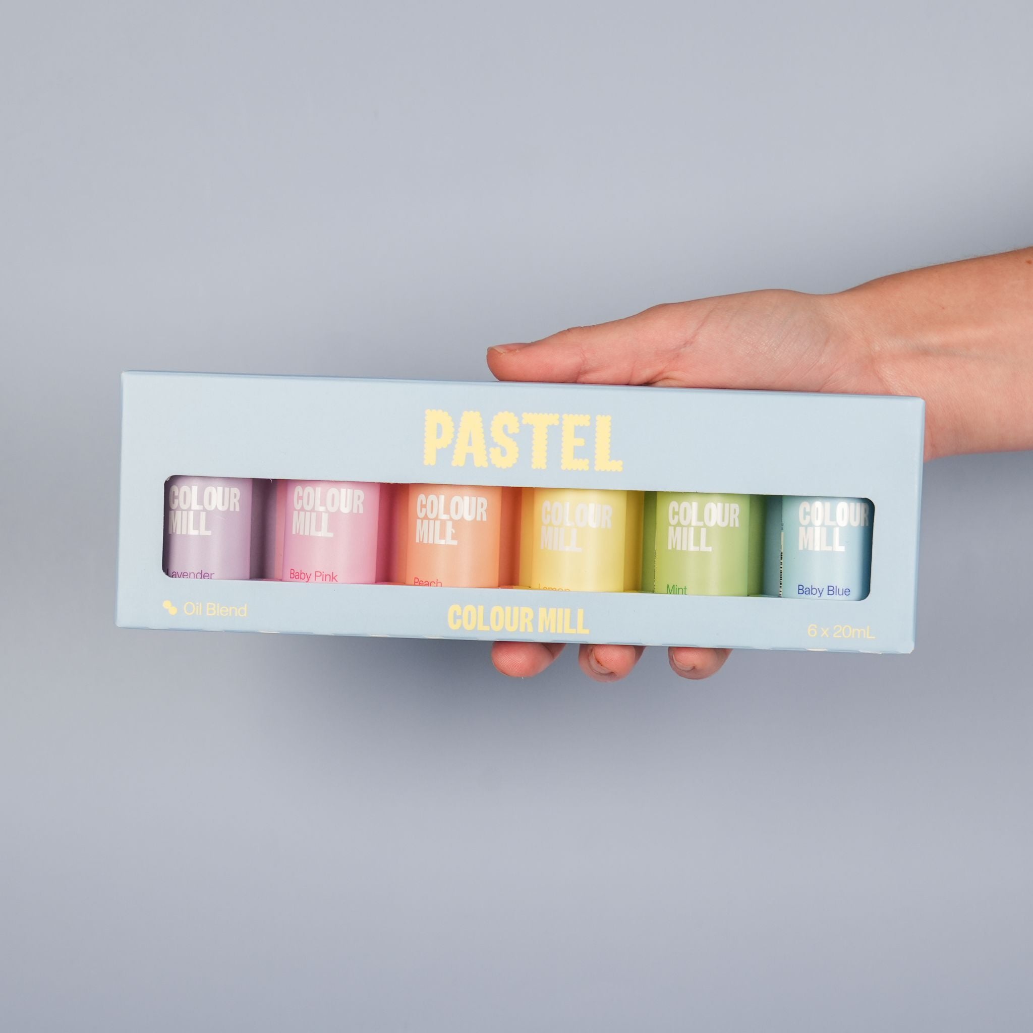 Colour Mill Oil Based Colouring 20ml 6 Pack Pastel - Papagino Foods Inc.
