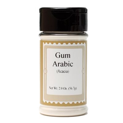 Gum Arabic (Acacia Powder) 2 oz. jar - Papagino Foods Inc.