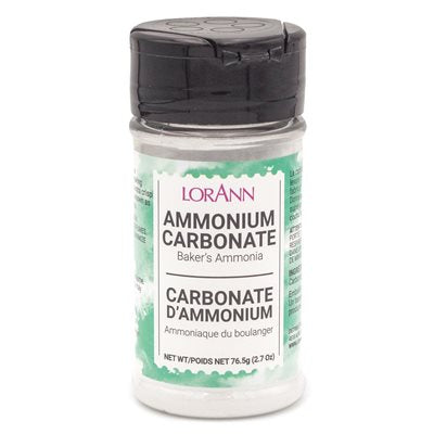 Baker's Ammonia (Ammonium Carbonate) 2.7 oz., jar - Papagino Foods Inc.