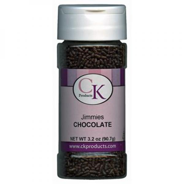 Chocolate Jimmies - 3  oz - Papagino Foods Inc.