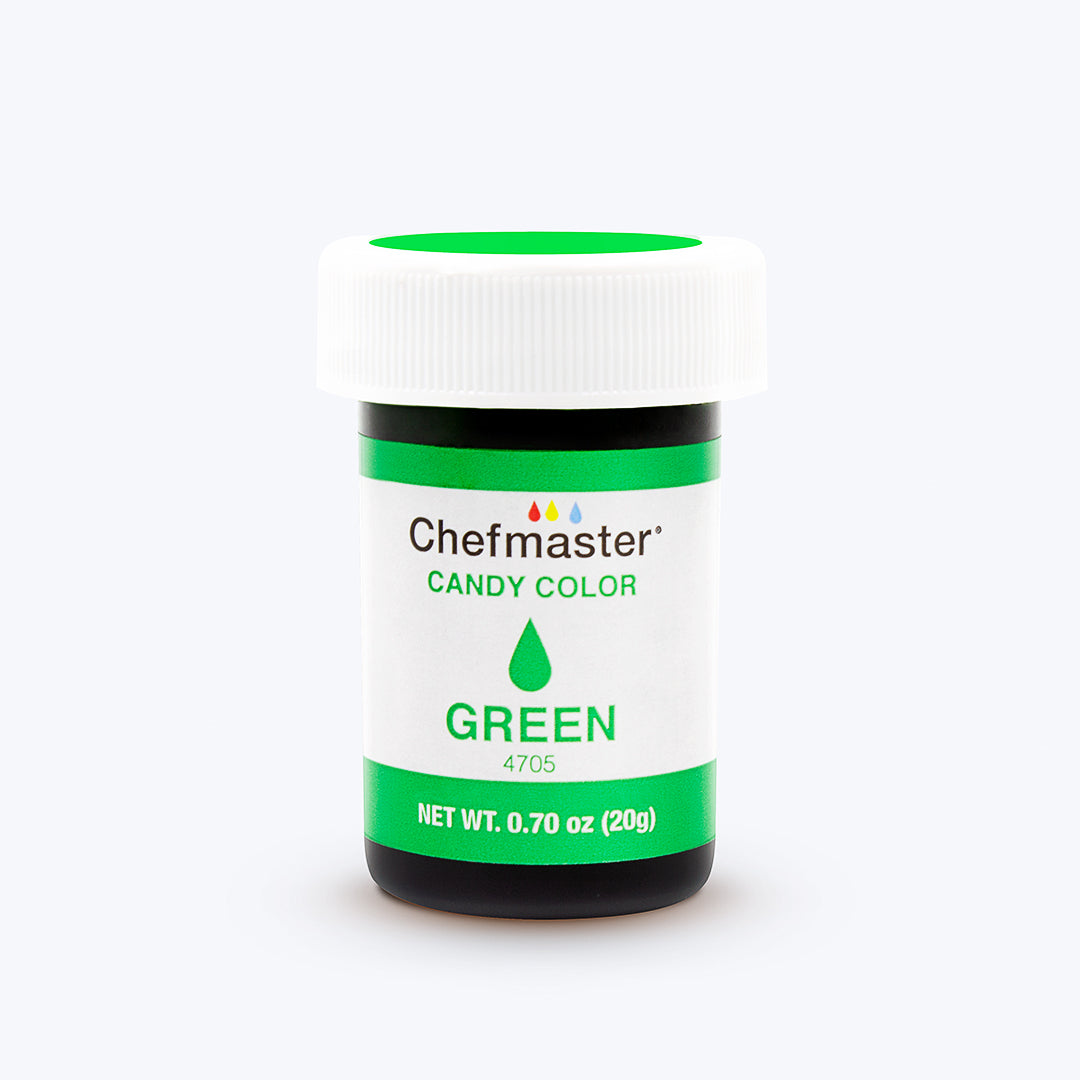 Chefmaster Candy Color Green .70 oz - Papagino Foods Inc.