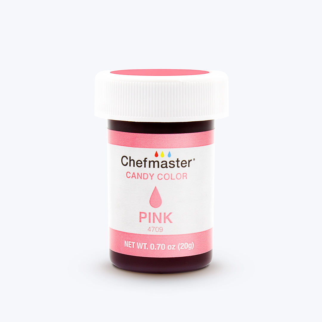 Chefmaster Candy Color Pink .70 OZ - Papagino Foods Inc.
