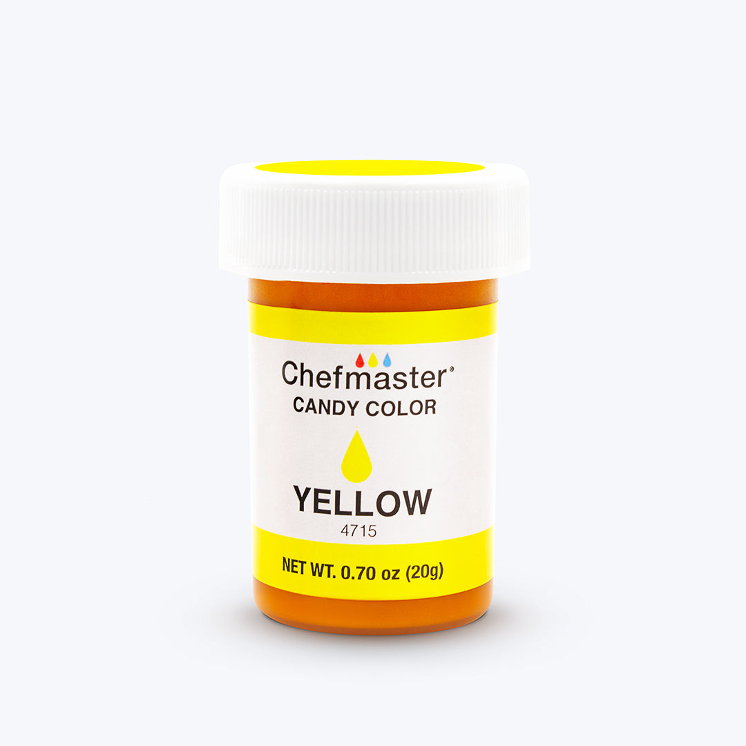 Chefmaster Candy Color Yellow .70 OZ - Papagino Foods Inc.