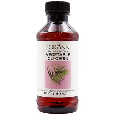 LorAnn Vegetable Glycerin, Natural 4 oz. # 7110-0800 - Papagino Foods Inc.