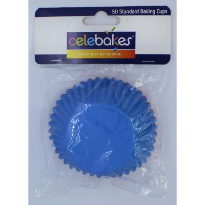 Celebakes Red & Blue Standard Baking Cups, 50 Count - Papagino Foods Inc.