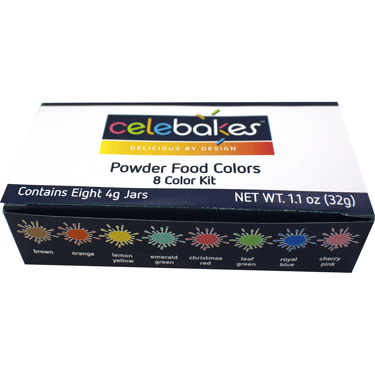 Celebakes Powdered 8-Color Kit - Papagino Foods Inc.