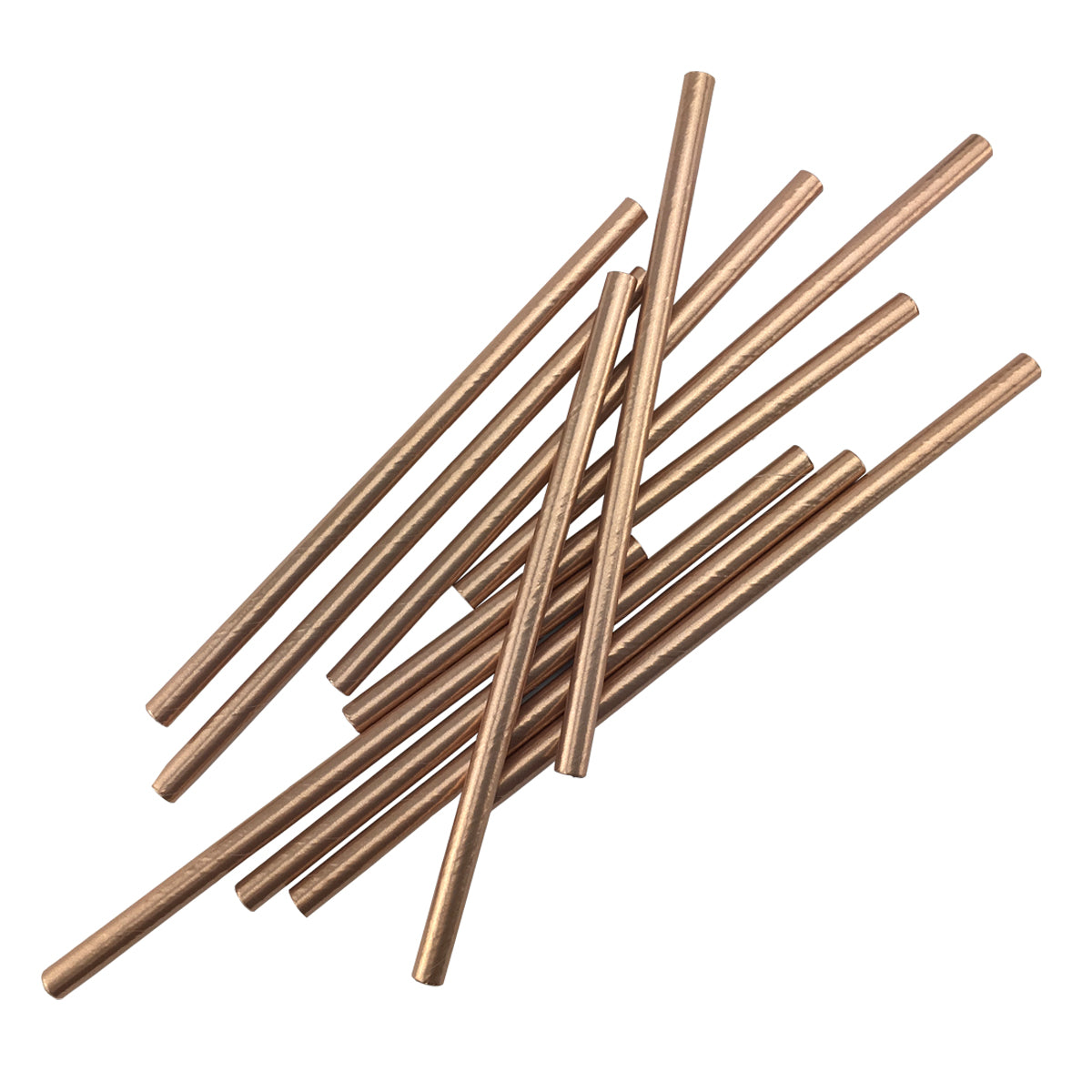 Rose Gold Metallic 6" Cake Pop Stick package of 25 - Papagino Foods Inc.