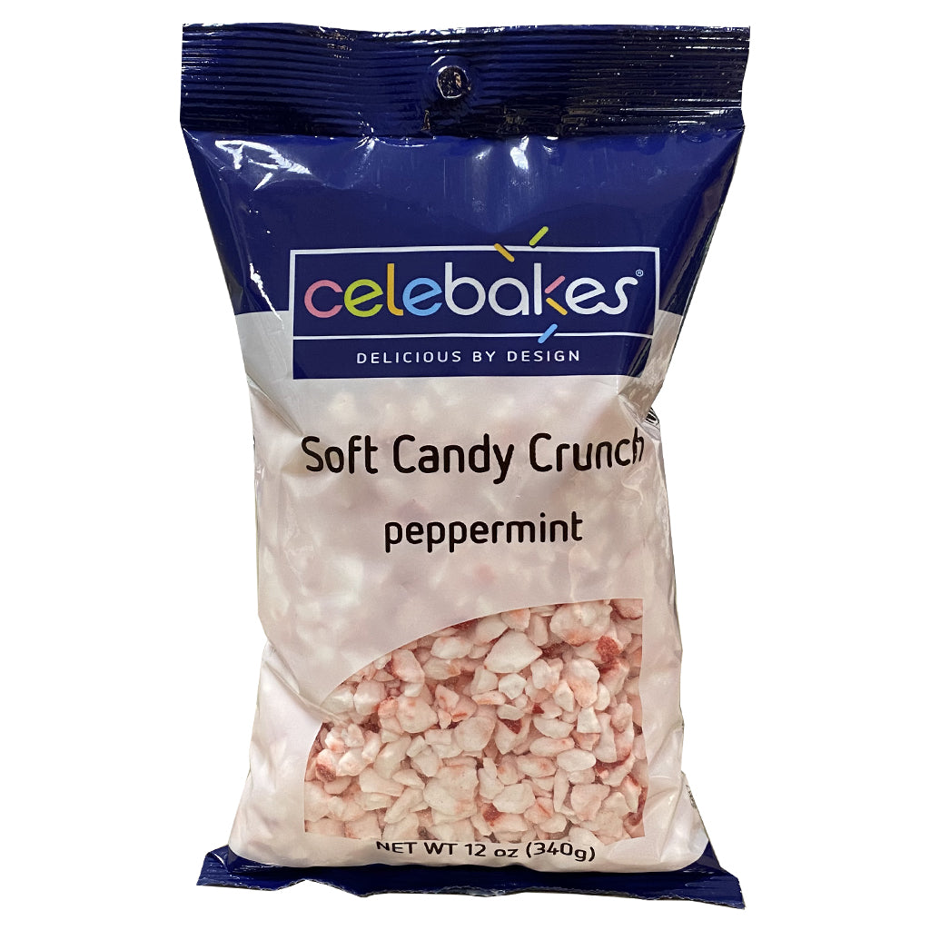 Celebakes Peppermint Soft Candy Crunch, 12 oz. - Papagino Foods Inc.