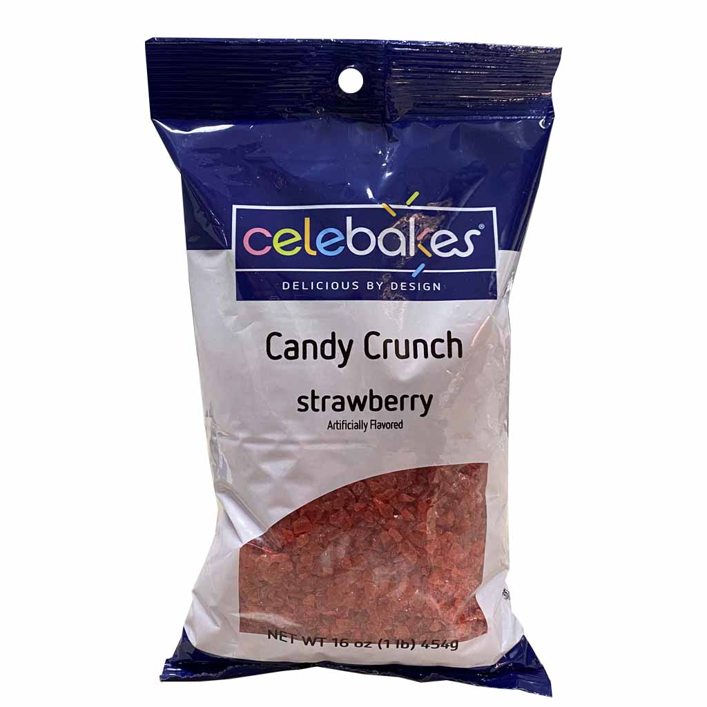 Celebakes Strawberry Candy Crunch, 16 oz. - Papagino Foods Inc.