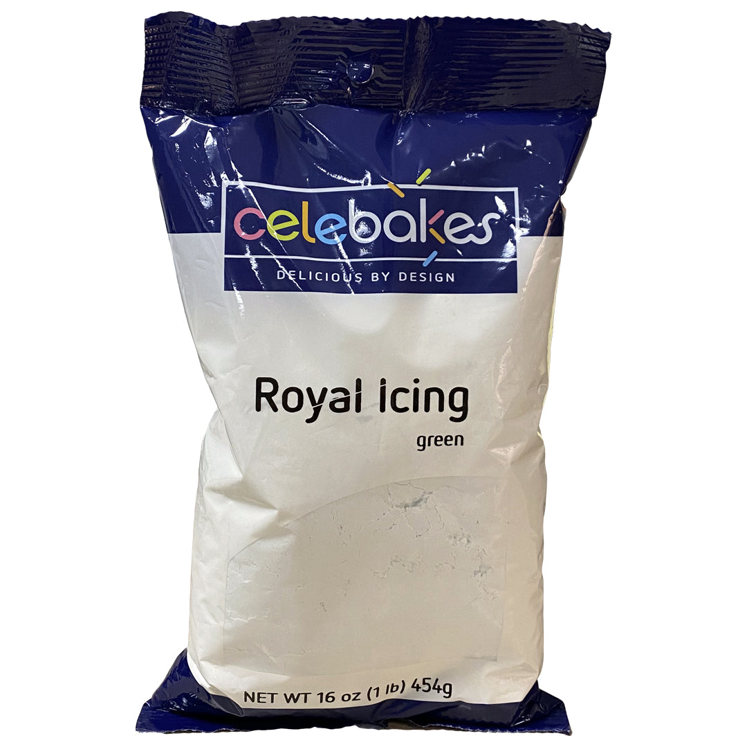 Celebakes Green Royal Icing, 16 oz   #7500-77101G - Papagino Foods Inc.
