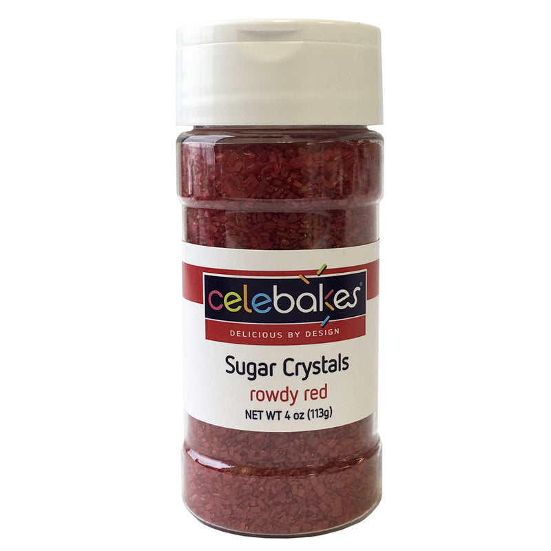 Rowdy Red Sugar Crystals, 4 oz