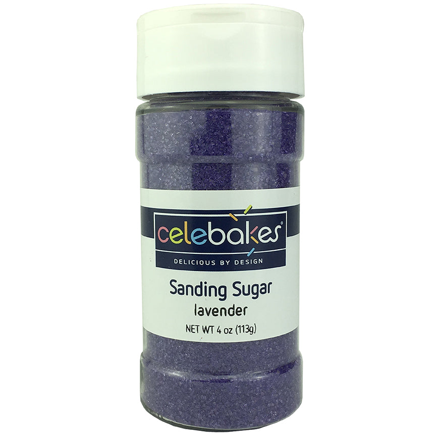 Celebakes Lavender Sanding Sugar, 4 oz - Papagino Foods Inc.