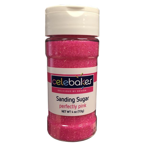 Perfectly Pink Sanding Sugar, 4 oz Product