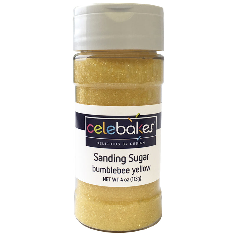Celebakes Bumblebee Yellow Sanding Sugar, 4 oz. Product