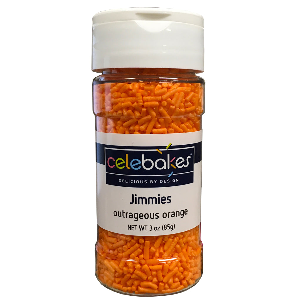Orange Jimmies - 3 oz Product # 7500-785300 - Papagino Foods Inc.