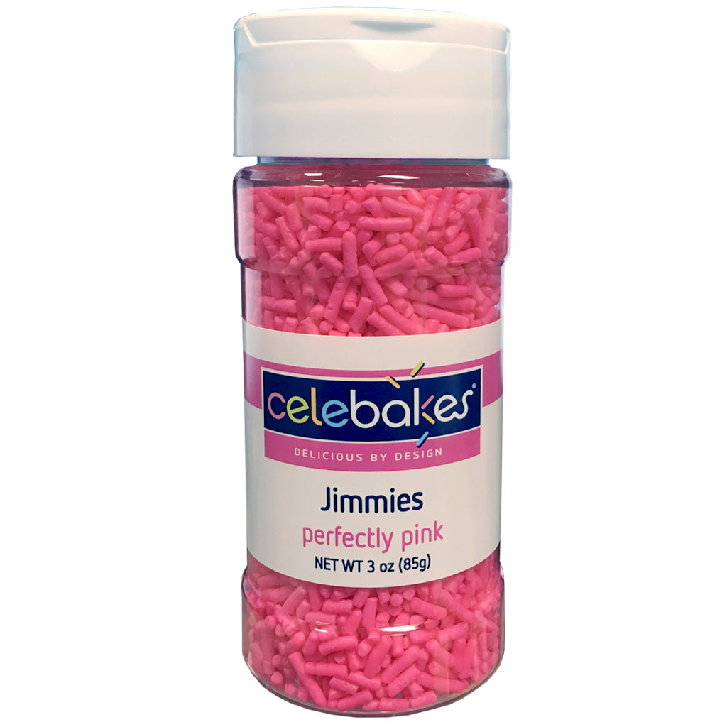 Perfectly Pink  Jimmies - 3 oz - Papagino Foods Inc.