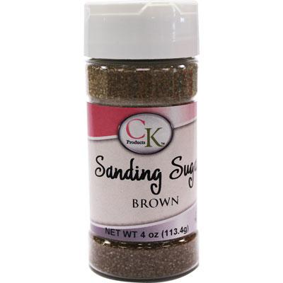 Brown Sanding Sugar 4 oz - Papagino Foods Inc.