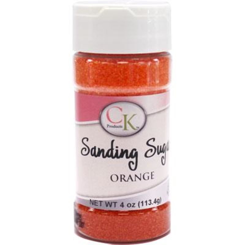 Orange Sanding Sugar, 4 oz - Papagino Foods Inc.