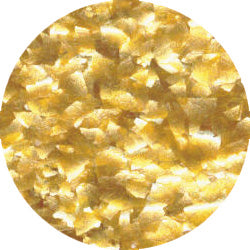 Metallic Gold Edible Glitter Flakes 1 OZ - Papagino Foods Inc.