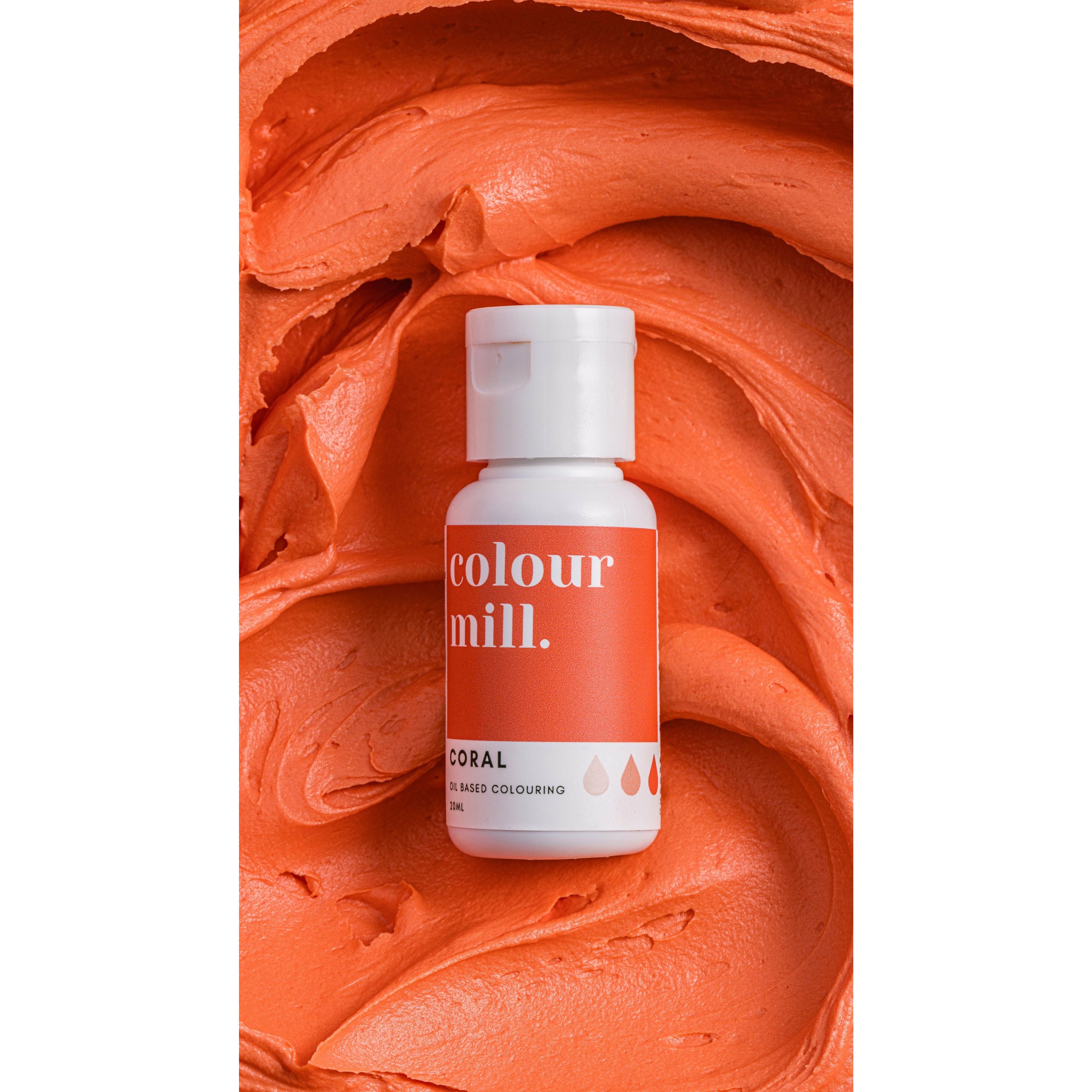 Colour Mill Oil Based Colouring 20ml Coral - Papagino Foods Inc.