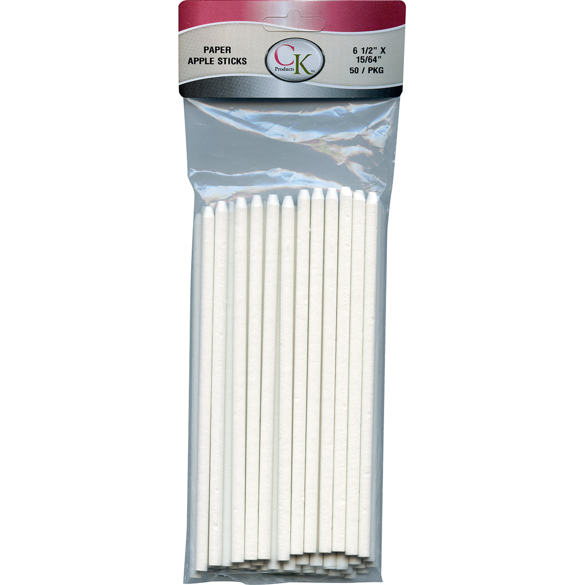 6-1/2" Apple Stick Pointed 50/pkg - Papagino Foods Inc.