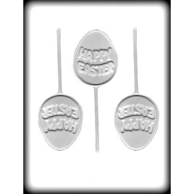 HAPPY EASTER EGG SUCKER HARD CANDY MOLD Product #8H-2246 - Papagino Foods Inc.