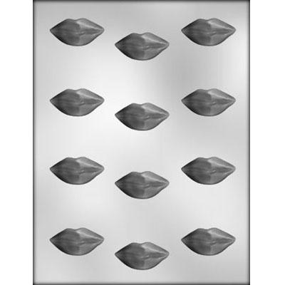 Lips 1-5/8" Chocolate Mold # 90-1036 - Papagino Foods Inc.