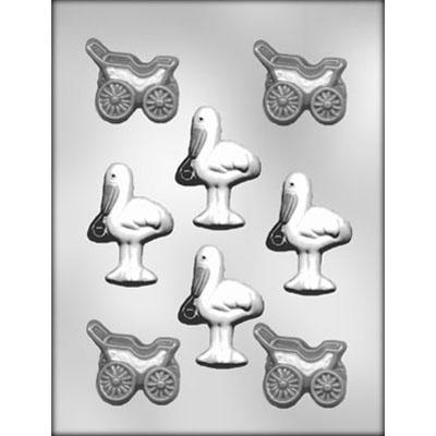BABY SHOWER ASSORTMENT CHOCOLATE MOLD Product #90-11566 - Papagino Foods Inc.