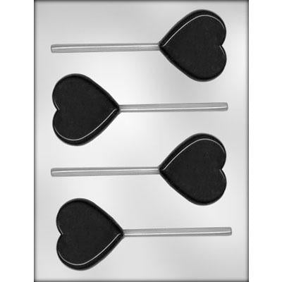 Heart Sucker 2-1/2" Chocolate Mold # 90-1257 - Papagino Foods Inc.