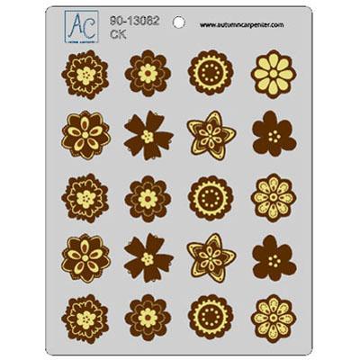 FLOWER FUN MINT CHOCOLATE MOLD Product #90-13082 - Papagino Foods Inc.