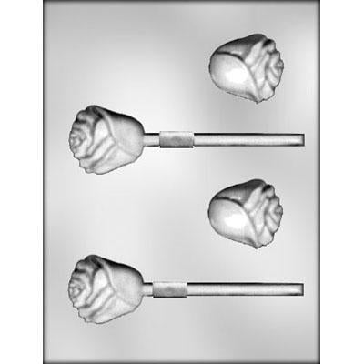 ROSE 3D SUCKER CHOCOLATE MOLD Product # 90-13118 - Papagino Foods Inc.