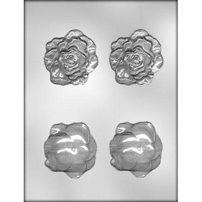 ROSE HEAD 3D CHOCOLATE MOLD Product #90-13161 - Papagino Foods Inc.