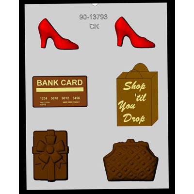WOMEN'S ACCESSORIES CHOCOLATE MOLD Product #90-13793 - Papagino Foods Inc.