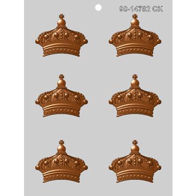 Crown 2½" Chocolate Mold # 90-14782 - Papagino Foods Inc.