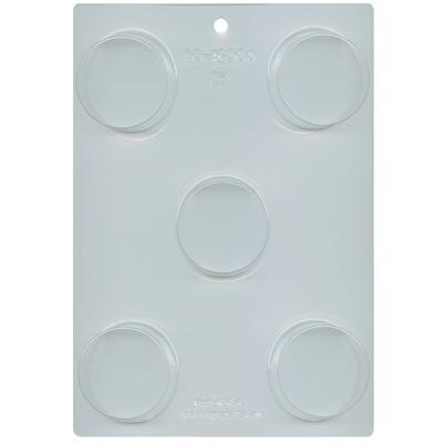 Plain Round Sandwich Cookie Chocolate Mold 90-16000 - Papagino Foods Inc.