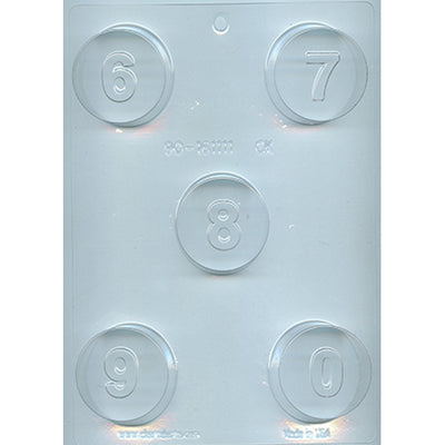Number 6-0 Sandwich Cookie Chocolate Mold # 90-161111 - Papagino Foods Inc.
