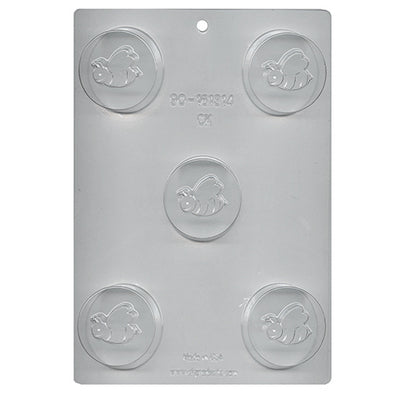 Bumble Bee Round Sandwich Cookie Chocolate Mold # 90-161314 - Papagino Foods Inc.