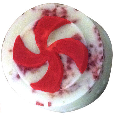 Peppermint Candy Round Sandwich Cookie Chocolate Mold # 90-16411 - Papagino Foods Inc.