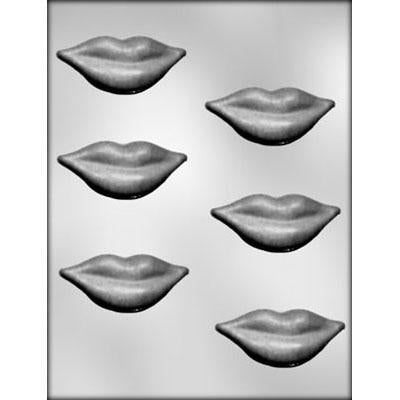 Lips 3" Chocolate Mold # 90-1658 - Papagino Foods Inc.