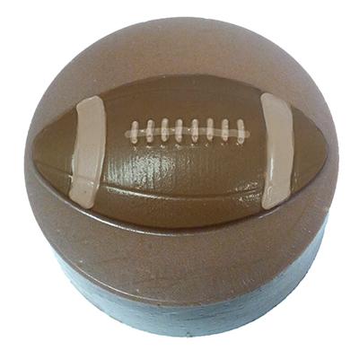 FOOTBALL ROUND SANDWICH COOKIE CHOCOLATE MOLD Product #90-16603 - Papagino Foods Inc.