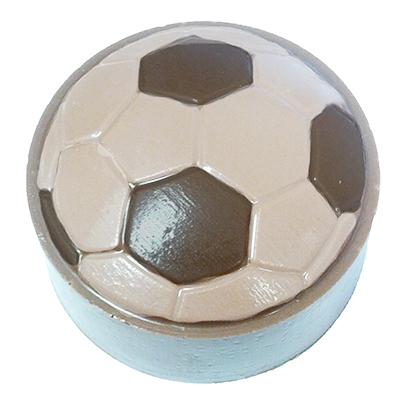 SOCCER BALL ROUND SANDWICH COOKIE CHOCOLATE MOLD Product #90-16607 - Papagino Foods Inc.