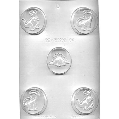 Dinosaurs Sandwich Cookie Chocolate Mold # 90-169102 - Papagino Foods Inc.
