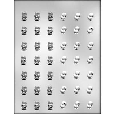 MINI BUNNY/CHICK CHOCOLATE MOLD # 90-2120 - Papagino Foods Inc.