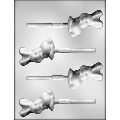 BUNNY SUCKER 2-3/4" CHOCOLATE MOLD Product #90-2203 - Papagino Foods Inc.