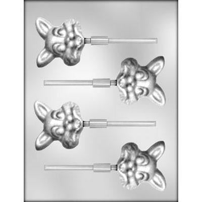 BUNNY FACE SUCKER CHOCOLATE MOLD Product #90-2206 - Papagino Foods Inc.