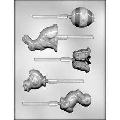 EASTER ASSORTMENT SUCKER CHOCOLATE MOLD Product #90-2293 - Papagino Foods Inc.