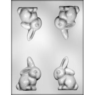 BUNNY 3-3/8" 3D CHOCOLATE MOLD Product #90-2316 - Papagino Foods Inc.