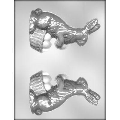 BUNNY/BASKET 6" 3D CHOCOLATE MOLD Product #90-2339 - Papagino Foods Inc.